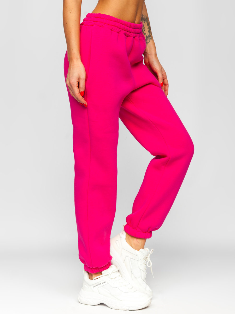 Rozowe-grube-spodnie-dresowe-damskie-Denley