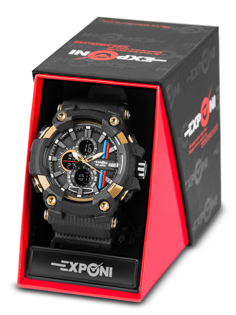 Czarno-zloty-zegarek-meski-na-reke-Denley