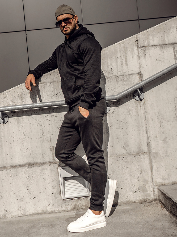 Czarny-dres-meski-z-kapturem-Denley