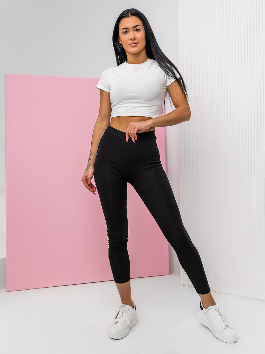 Czarne-legginsy-damskie-Denley