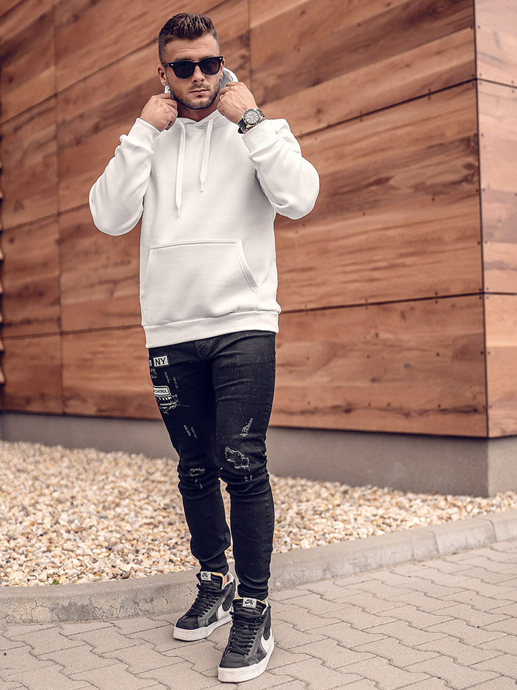 Biala-z-kapturem-gruba-bluza-meska-kangurka-Bolf