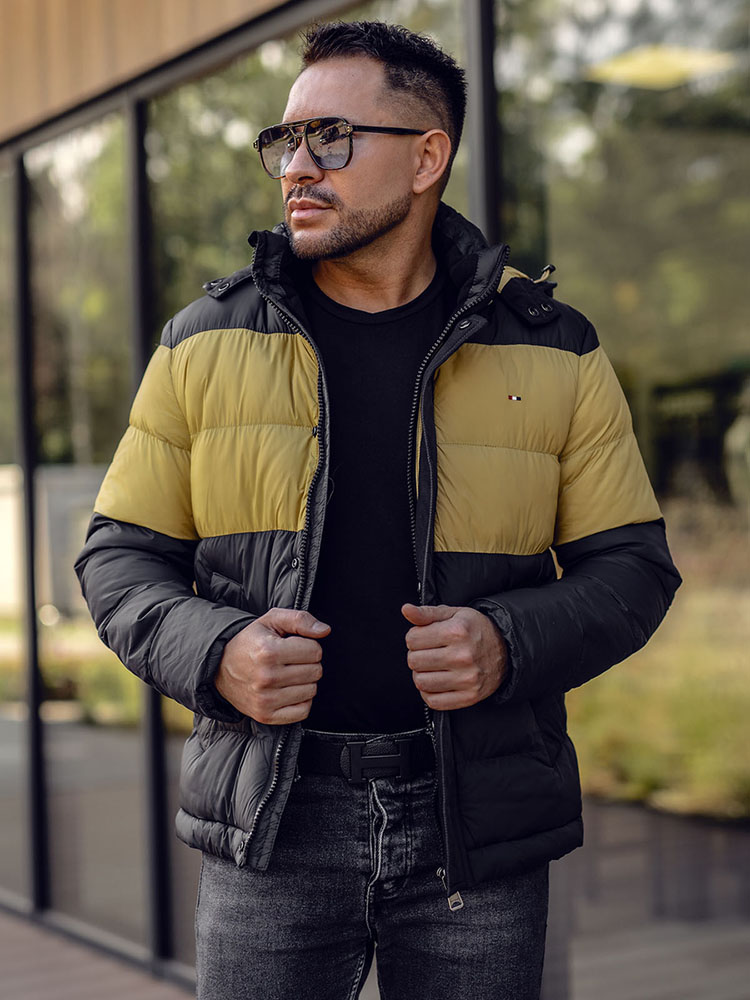 Kurtka-meska-zimowa-sportowa-pikowana-czarna-Denley