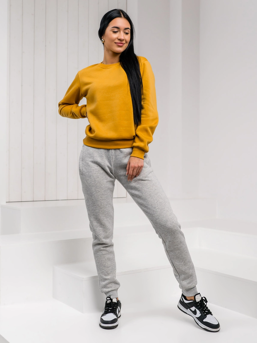 Camelowa-bluza-damska-bez-kaptura-Denley