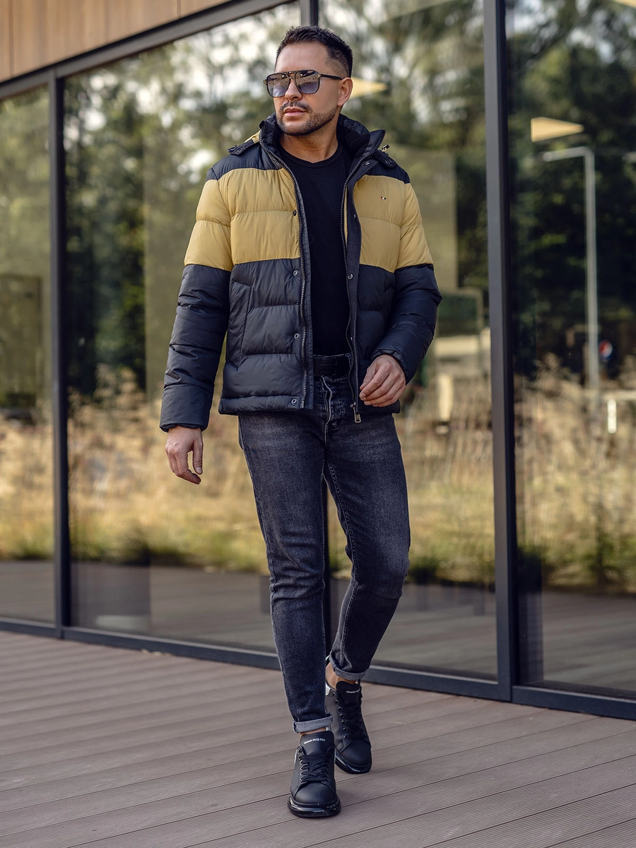 Kurtka-meska-zimowa-sportowa-pikowana-czarna-Denley