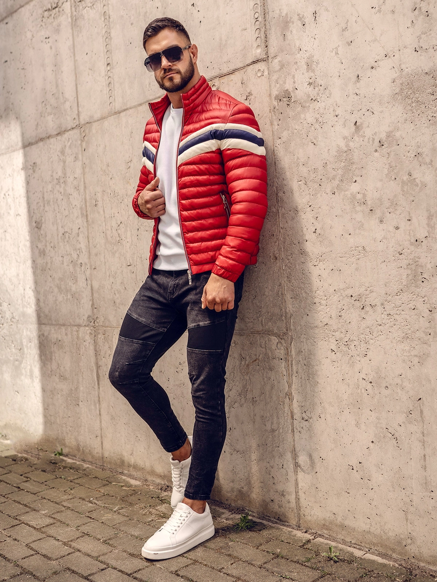 Czarna-z-nadrukiem-bluza-meska-z-kapturem-Denley