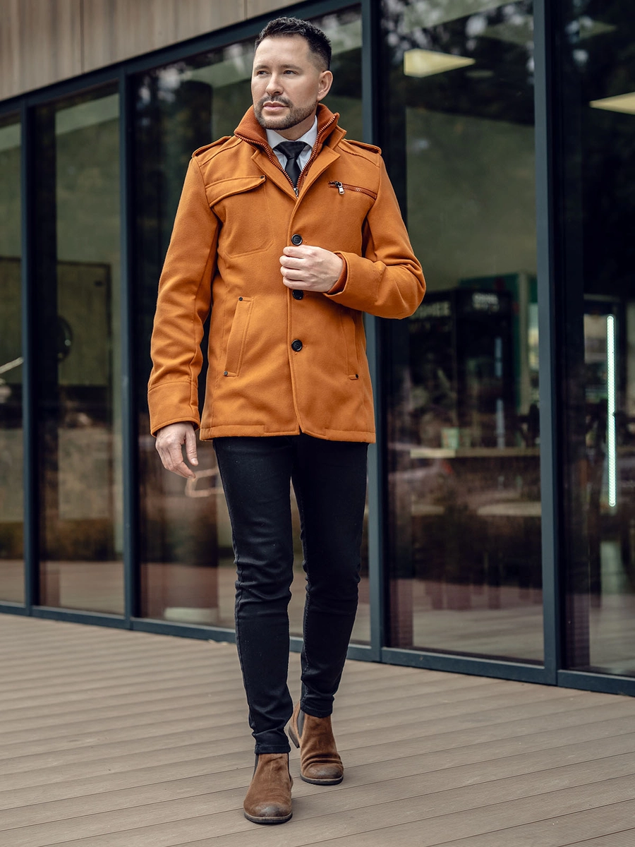 Camelowy-plaszcz-meski-Denle