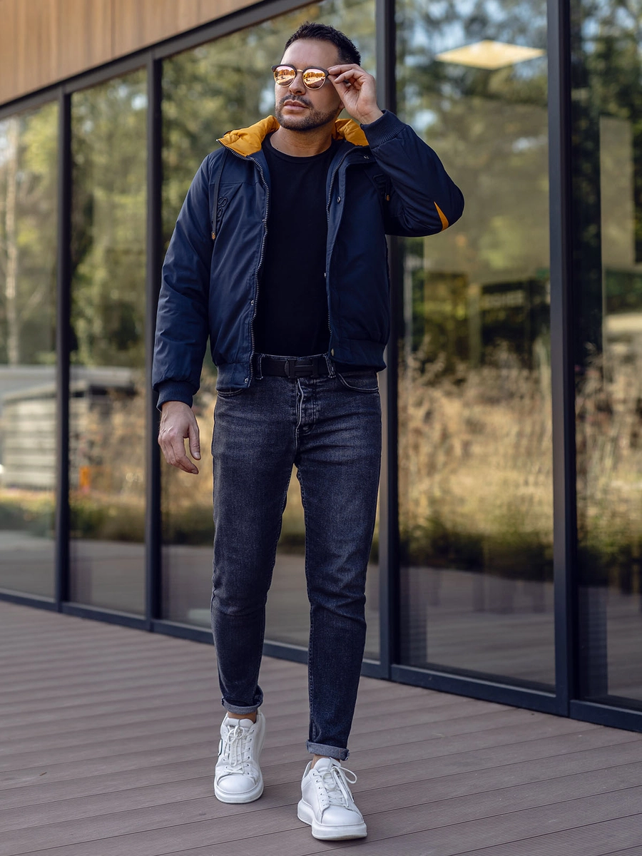 Granatowa-kurtka-meska-zimowa-Denley