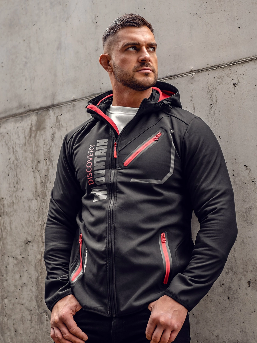 Czarno-czerwona-kurtka-meska-softshell-Denley