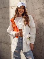 BIAŁO-POMARAŃCZOWY