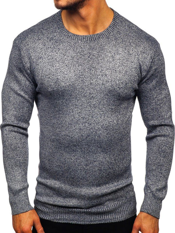 Sweter męski granatowy Denley 8529