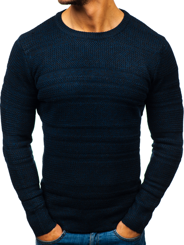 Sweter męski granatowy Denley H1805