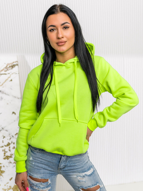 Bluza damska seledynowa kangurka Denley W02A1