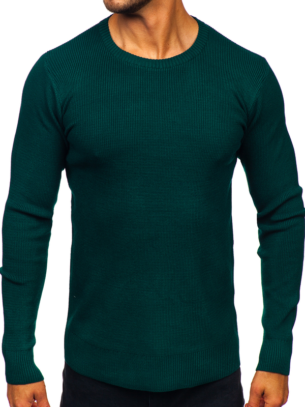 Zielony sweter męski Denley S8750